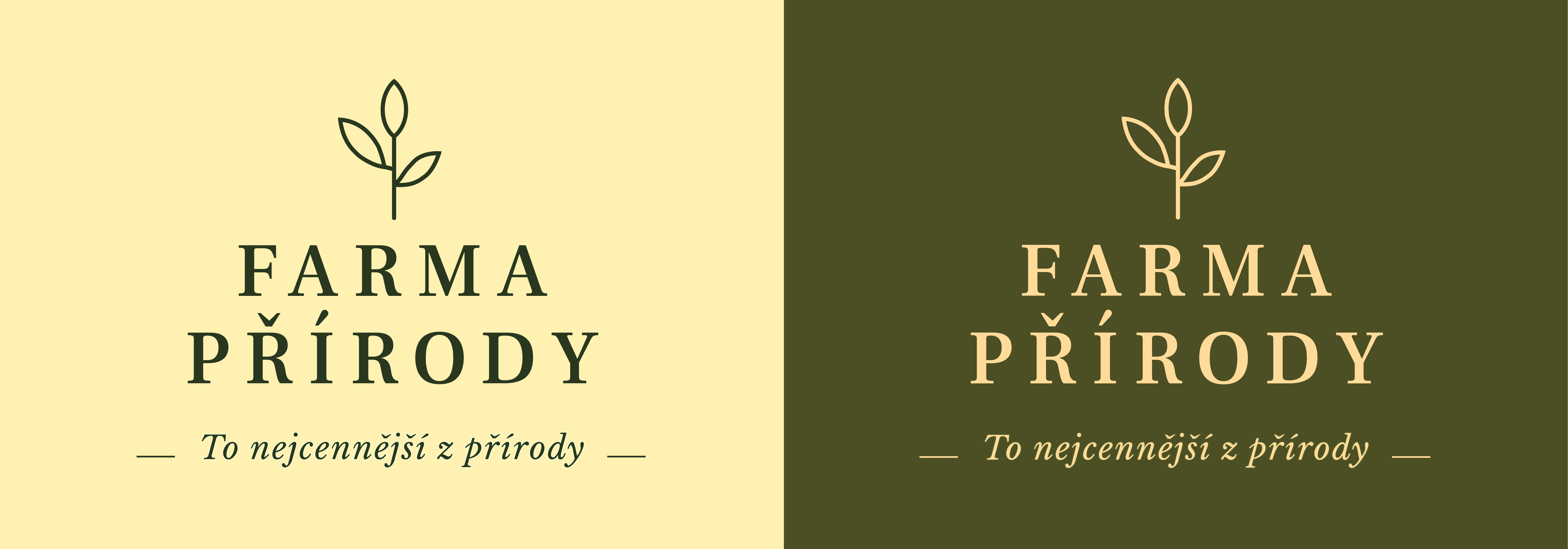 Detail loga značky Farma přírody
